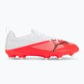 Scarpe da calcio bambino PUMA Ultra 7 Match FG/AG Jr ultra red/puma black/puma white 2