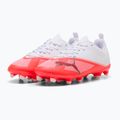 Scarpe da calcio bambino Puma Ultra 7 Play FG/AG Jr Ultra Red/Puma Black/Puma White 3