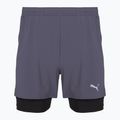 Pantaloncini da corsa da uomo PUMA Run Velocity 2IN1 inky depths