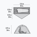 Tenda da trekking MSR Hubba NX 1 grigia per 1 persona 7