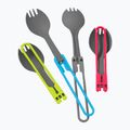 MSR Utensili pieghevoli Spork 4 set di posate rosso/grigio/blu/verde 2