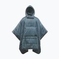 Mantellina da trekking Therm-a-Rest Honcho blu con stampa a trama intrecciata