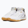 Scarpe da basket da uomo PUMA Playmaker Pro Mid Trofei grigio cenere/ghisa/oro puma 8