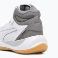 Scarpe da basket da uomo PUMA Playmaker Pro Mid Trofei grigio cenere/ghisa/oro puma 10