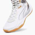 Scarpe da basket da uomo PUMA Playmaker Pro Mid Trofei grigio cenere/ghisa/oro puma 12