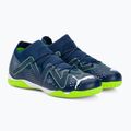 PUMA Future Match IT + Mid scarpe da calcio da bambino Blu persiano/puma bianco/verde 4