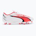 Scarpe da calcio da uomo PUMA Ultra Play FG/AG puma bianco/puma nero/fire orchid 2