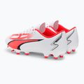 Scarpe da calcio da uomo PUMA Ultra Play FG/AG puma bianco/puma nero/fire orchid 3