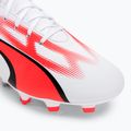 Scarpe da calcio da uomo PUMA Ultra Play FG/AG puma bianco/puma nero/fire orchid 7