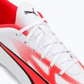 Scarpe da calcio da uomo PUMA Ultra Play FG/AG puma bianco/puma nero/fire orchid 8