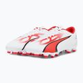 Scarpe da calcio da uomo PUMA Ultra Play FG/AG puma bianco/puma nero/fire orchid 12