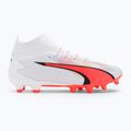 Scarpe da calcio da uomo PUMA Ultra Pro FG/AG puma bianco/puma nero/fire orchid 2