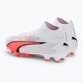 Scarpe da calcio da uomo PUMA Ultra Pro FG/AG puma bianco/puma nero/fire orchid 3