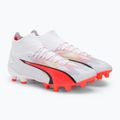 Scarpe da calcio da uomo PUMA Ultra Pro FG/AG puma bianco/puma nero/fire orchid 4