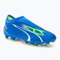 Scarpe da calcio per bambini PUMA Ultra Match LL FG/AG ultra blu/puma bianco/verde