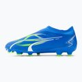 Scarpe da calcio per bambini PUMA Ultra Match LL FG/AG ultra blu/puma bianco/verde 10