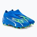 Scarpe da calcio da uomo PUMA Ultra Match+ LL FG/AG blu ultra/puma bianco/verde 4