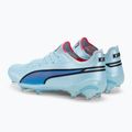 PUMA King Ultimate FG/AG scarpe da calcio uomo silver sky/puma nero/fire orchid 3