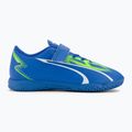 Scarpe da calcio PUMA Ultra Play IT V da bambino ultra blu/puma bianco/verde 2