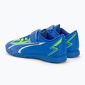 Scarpe da calcio PUMA Ultra Play IT V da bambino ultra blu/puma bianco/verde 3