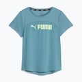 Maglietta da allenamento da donna PUMA Fit Logo Ultrabreathe bold blue/speed green