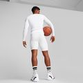 Pantaloncini da basket da uomo PUMA Hoops Team Baselayer puma bianco 4