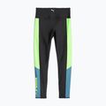 Leggings da allenamento da donna PUMA Fit Eversculpt Color Block Hw 7/8 puma nero/verde velocità 4