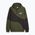 Felpa con cappuccio PUMA Power Cat Uomo mirto