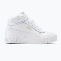 PUMA Carina 2.0 Mid Fur scarpe da bambino puma bianco/grigio svedese 2