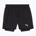 Pantaloncini da corsa PUMA Run Velocity Ultraweave 2in1 da uomo, nero