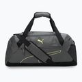 Borsa da allenamento PUMA Fundamentals Sports grigio minerale/lime sheen 2