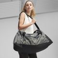 Borsa da allenamento PUMA Fundamentals Sports grigio minerale/lime sheen 7