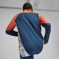 PUMA Neymar JR Creativity 1/4 Zip Top felpa calcio bambino oceano tropicale/caldo 6