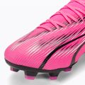 Scarpe da calcio PUMA Ultra Pro FG/AG Jr rosa velenoso/puma bianco/puma nero per bambini 7