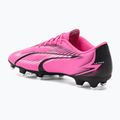 PUMA Ultra Play FG/AG scarpe da calcio rosa veleno/puma bianco/puma nero 3