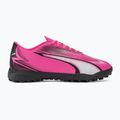 Scarpe da calcio PUMA Ultra Play TT rosa veleno/puma bianco/puma nero 2