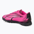 Scarpe da calcio PUMA Ultra Play TT rosa veleno/puma bianco/puma nero 3