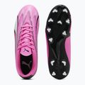 Scarpe da calcio PUMA Ultra Play FG/AG Jr rosa velenoso/puma bianco/puma nero per bambini 11