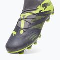 Scarpe da calcio PUMA Future 7 Match Rush FG/AG grigio forte/grigio scuro freddo/elettrico lime 12