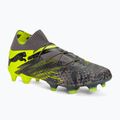 Scarpe da calcio PUMA Future 7 Ultimate Rush FG/AG grigio forte/grigio scuro freddo/elettrico lime