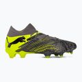 Scarpe da calcio PUMA Future 7 Ultimate Rush FG/AG grigio forte/grigio scuro freddo/elettrico lime 2