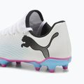 Scarpe da calcio per bambini PUMA Future 7 Play FG/AG puma bianco/puma nero/rosa 8