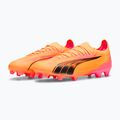 Scarpe da calcio PUMA Ultra Ultimate FG/AG sunset glow/puma nero/sun stream 10