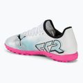 PUMA Future 7 Play TT scarpe da calcio per bambini puma bianco/puma nero/rosa 3