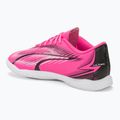 PUMA Ultra Play TT Jr scarpe da calcio per bambini rosa veleno/puma bianco/puma nero 3