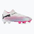 PUMA Future 7 Ultimate MxSG scarpe da calcio puma bianco / puma nero / rosa avvelenato 2