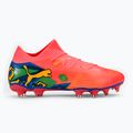 PUMA Future 7 Match Neymar Jr FG/AG scarpe da calcio sunset glow/nero/sun stream/puma verde/blu 2