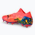 PUMA Future 7 Match Neymar Jr FG/AG scarpe da calcio sunset glow/nero/sun stream/puma verde/blu 3