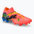 PUMA Future 7 Ultimate Neymar Jr FG/AG scarpe da calcio sunset glow/nero/sun stream/puma verde/blu