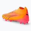 PUMA Ultra Pro FG/AG Jr scarpe da calcio per bambini sunset glow/puma nero/sun stream 3